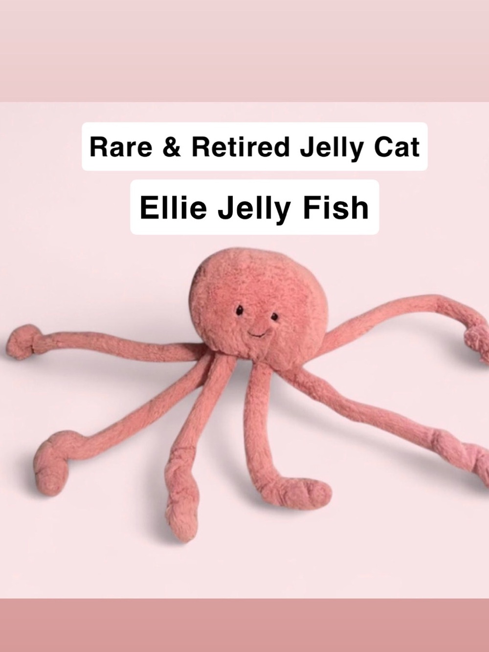 Jellycat Ellie Jellyfish - RARE & RETIRED